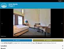 Tablet Screenshot of hotel-atlantic.cz